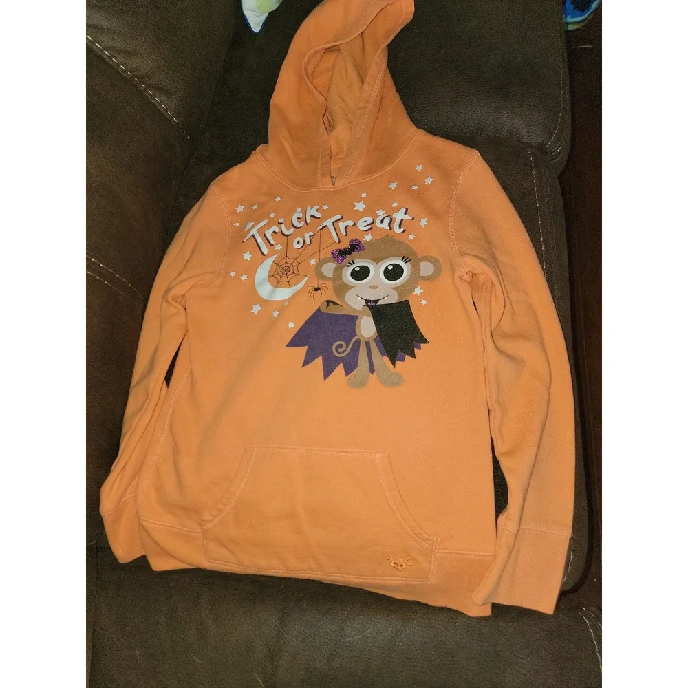 Justice trick or treat fall Halloween sweatshirt hoodie size 10
